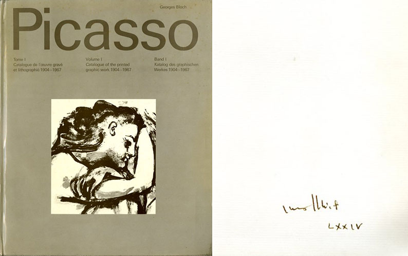 パブロ・ピカソ 版画カタログ・レゾネ1 Pablo Picasso Tome 1